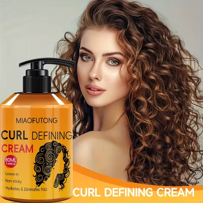 Argan Oil Curl Defining Cream - Hydrating Styling For All Hair Types - Under 5$