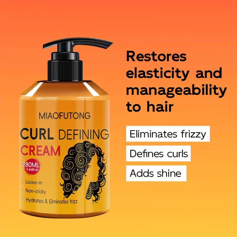 Argan Oil Curl Defining Cream - Hydrating Styling For All Hair Types - Under 5$